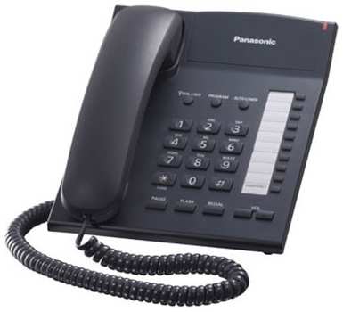 Телефон Panasonic KX-TS2382RUB Черный 3651540