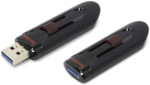 Флешка Sandisk Cruzer Glide USB 3.0 SDCZ600-016G-G35 16Gb Черная 3656089
