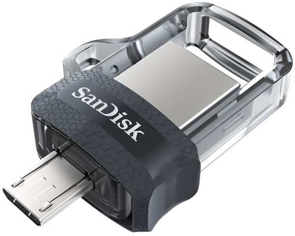 Флешка Sandisk Ultra Dual Drive m3 USB 3.0 SDDD3-032G-G46 32Gb Черная 3656153