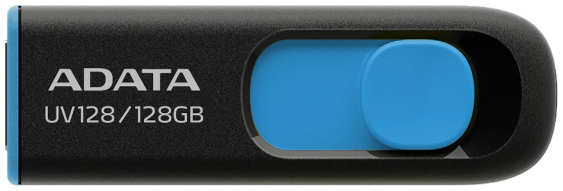 Флешка Adata USB 3.0 DashDrive UV128 AUV128-128G-RBE 128Gb Синяя