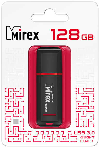 Флешка Mirex Knight USB 3.0 13600-FM3BK128 128Gb Черная 3656634