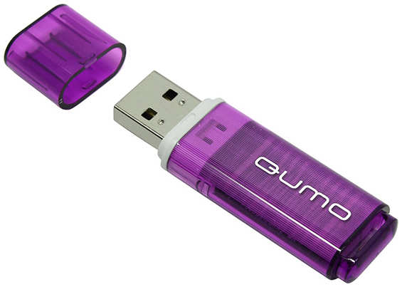 Флешка Qumo Optiva 01 USB 2.0 QM8GUD-OP1-VIOLET 8Gb Фиолетовая