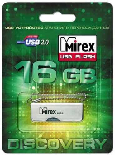 Флешка Mirex Turning Knife USB 2.0 13600-DVRTKN16 16Gb Серебристая 3656672