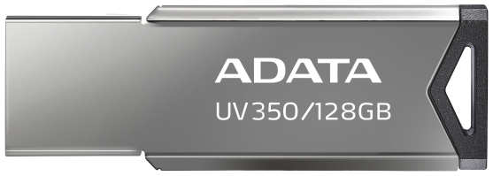 Флешка Adata UV350 USB 3.1 AUV350-128G-RBK 128Gb Серебристая 3656753