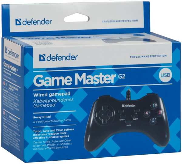 Геймпад Defender Game Master G2 64258 Черный 3656883