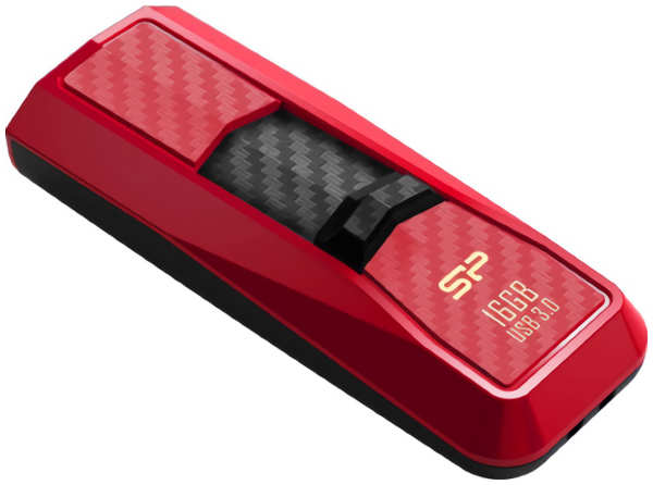 Флешка Silicon Power Blaze B50 SP016GBUF3B50V1R 16Gb Красная