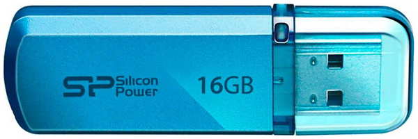Флешка Silicon Power Helios 101 SP016GBUF2101V1B 16Gb Синяя