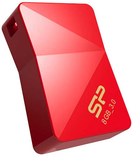 Флешка Silicon Power Jewel J08 SP008GBUF3J08V1R 8Gb Красная