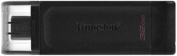 Флешка Kingston DataTraveler 70 USB-C DT70 64Gb Черная 3658328