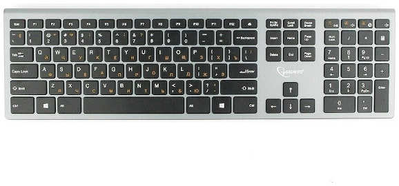 Клавиатура Gembird KBW-1 Silver USB 3658358