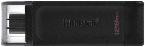 Флешка Kingston DataTraveler Type-C DT70 128Gb Черная