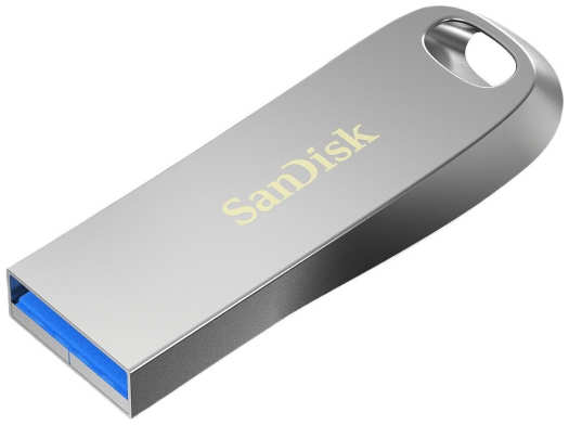 Флешка Sandisk Ultra Luxe SDCZ74-128G-G46 128Gb Серебристая 3658912