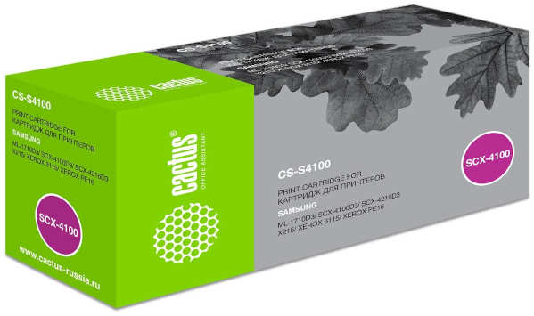 Тонер Cactus CS-S4100 черный для Samsung ML-1710D3 SCX-4100D3 Xerox 3115 PE16 3000стр 3659177