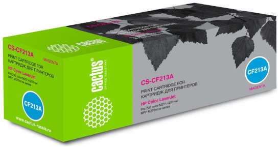 Тонер Cactus CS-CF213A пурпурный для HP LaserJet Pro 200 M251 M276 1800стр 3659228