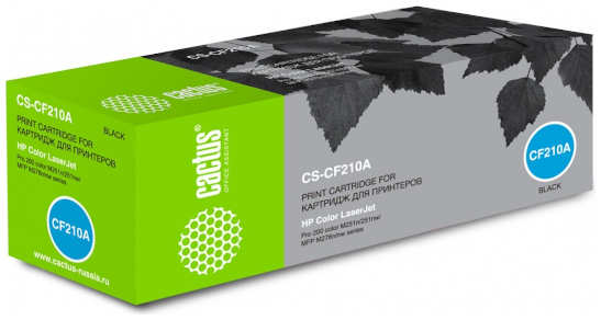 Тонер Cactus CS-CF210A черный для HP LaserJet Pro 200 M251 M276 1600стр 3659259