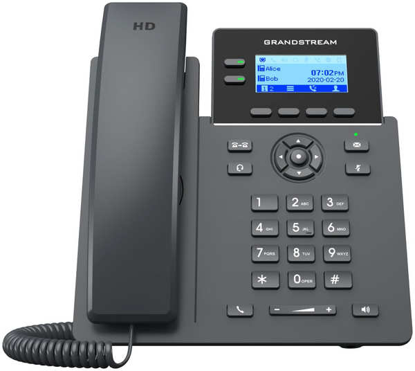 Телефон IP Grandstream GRP2602 Черный 3659893