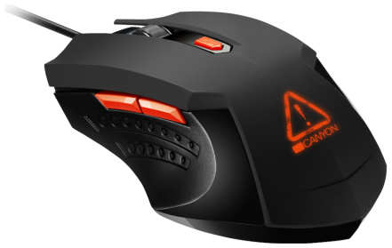 Мышь Canyon Optical Gaming Mouse CND-SGM01RGB Черная