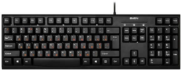 Клавиатура Sven KB-S300 USB Черная