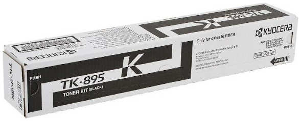 Тонер Kyocera TK-895K 12 000 стр для FS-C8020MFP C8025MFP