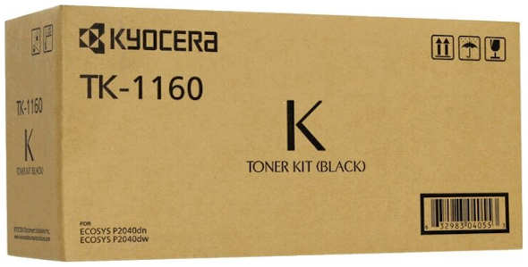 Тонер Kyocera TK-1160 7 200 стр для P2040dn P2040dw