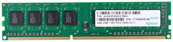 Оперативная память Apacer 4Gb DDR3L AU04GFA60CATBGJ