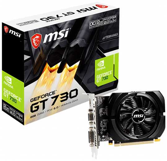 Видеокарта MSI GeForce GT730 N730K-2GD3 OCV5