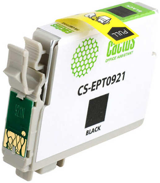 Картридж струйный Cactus CS-EPT0921 черный для Epson Stylus C91/ CX4300/ T26/ T27/ TX106 (8ml) 36847265