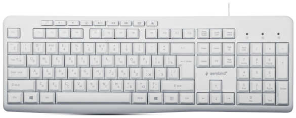 Клавиатура Gembird KB-8430M Белая
