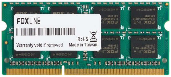 Оперативная память Foxline 8Gb DDR4 FL3200D4S22-8G 36847740