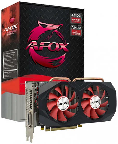 Видеокарта Afox Radeon RX 580 8Gb AFRX580-8192D5H3-V3