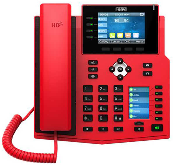 Телефон IP Fanvil X5U-R Красный 36848914