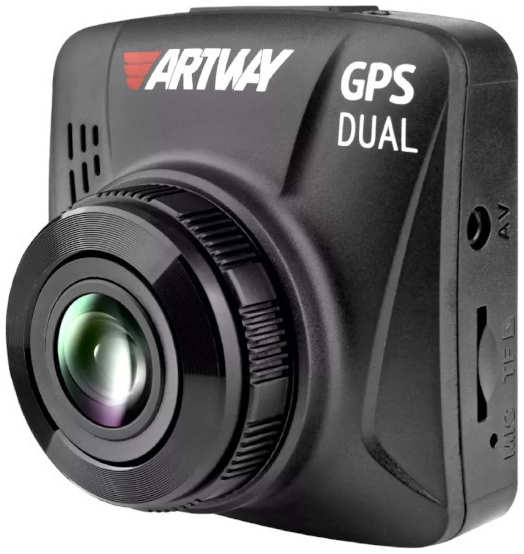 Видеорегистратор Artway GPS Dual Compact AV-398 Черный 36860521