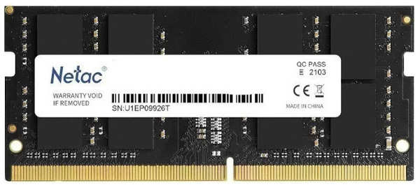Оперативная память Netac для ноутбука DDR4 8Gb NTBSD4N32SP-08 36860923