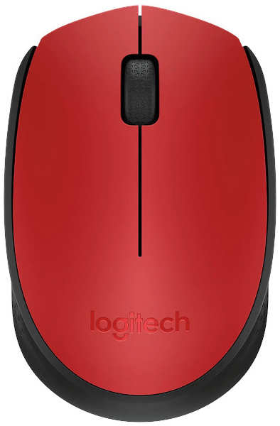 Мышь Logitech Мышка USB Optical WRL M170 910-004648 Красная