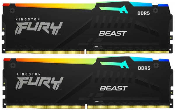 Оперативная память Kingston 32Gb (2x16 Гб) DDR5 KF560C40BBAK2-32 36861276