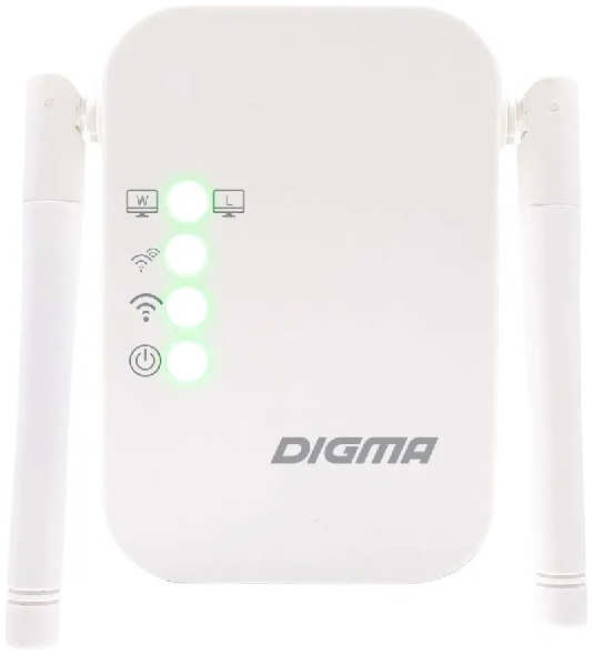 Повторитель беспроводного сигнала Digma D-WR310 10/100BASE-TX