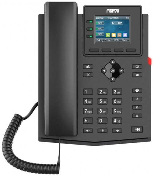 Телефон IP Fanvil X303G Черный 36863374