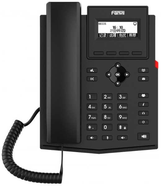 Телефон IP Fanvil X301P Черный 36863378