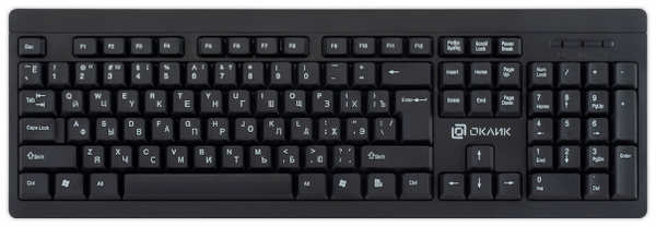 Клавиатура Oklick 95KW Черная
