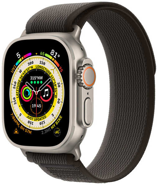 Умные часы Apple Watch Ultra 49mm GPS Trail Loop M/L Black Gray 36864012