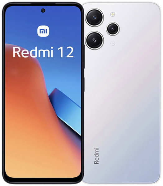 Смартфон Xiaomi Redmi 12 4/128Gb RU Silver 36865381