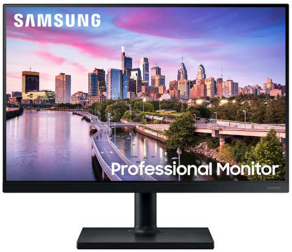 Монитор Samsung 24 1920x1200 16:10 IPS DVI-D HDMI DisplayPort LF24T450GYUXEN Черный 36867522