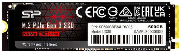 Твердотельный накопитель(SSD) Silicon Power UD80 500Gb SP500GBP34UD8005