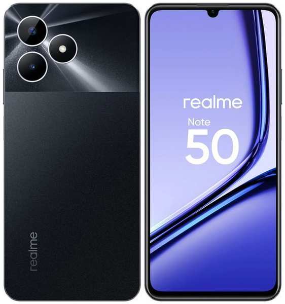 Смартфон Realme Note 50 4/128Gb Midnight Black 36870456