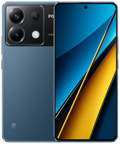 Смартфон Xiaomi Poco X6 5G 12/256Gb NFC RU Blue 36870757