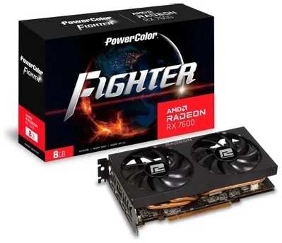 Видеокарта PowerColor AMD Radeon RX 7600 RX 7600 8G-F 8ГБ Fighter, GDDR6, Ret 36870990