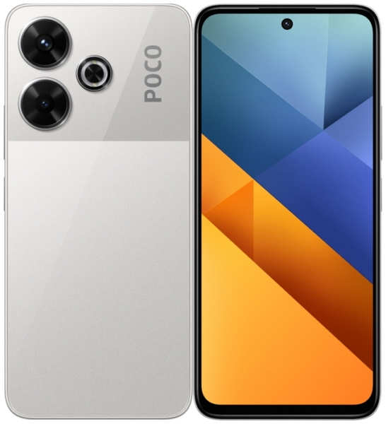 Смартфон Xiaomi Poco M6 8/256Gb EU Silver 36873091