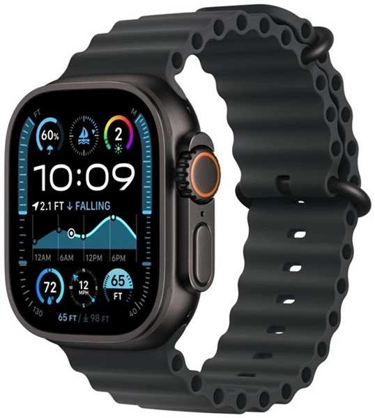 Умные часы Apple Watch Ultra 2 2024 49mm Black Titan Black Ocean Band 36875055