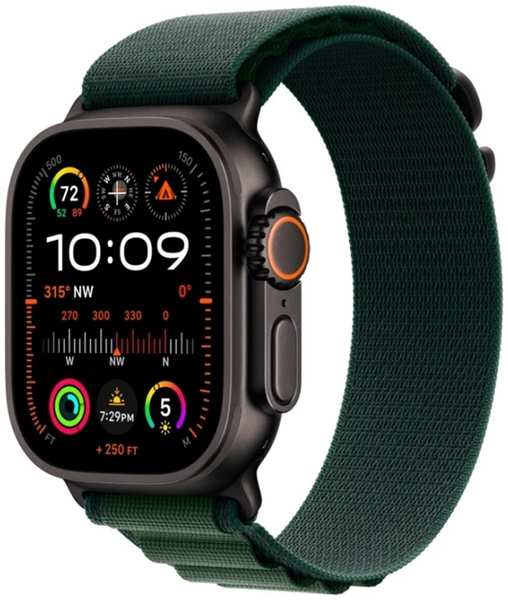 Умные часы Apple Watch Ultra 2 2024 49mm Black Dark Green Alpine Loop M 36875056