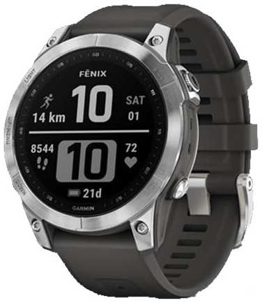 Умные часы Garmin Fenix 7 Silver with Graphite Band 36875080